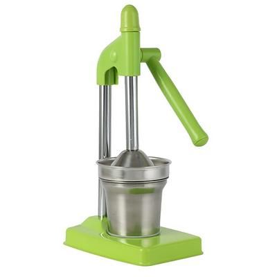 uno spremiagrumi manuale in acciaio inossidabile, progettato per estrarre il succo da agrumi di grandi dimensioni come arance, pompelmi e limoni. Questo spremiagrumi è adatto sia per uso commerciale