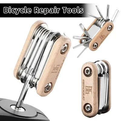 Portable Bike Bicycle Screwdriver Repair Cycling Tool Multifunctional 8 in 1 Bicycle Repair Tool Bike Wrench Multi Tools