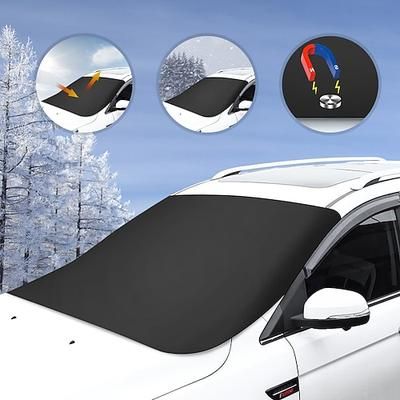copertura magnetica per parabrezza auto adatta a tutte le stagioni con protezione dalla neve e dal sole protezione della privacy - pellicola protettiva in vetro resistente con sistema di fissaggio