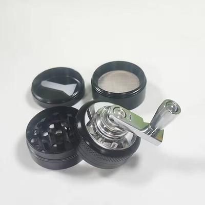 macina e frantoio manuale per spezie in zinco per impieghi gravosi, macina spezie portatile a manovella per cucina domestica, campeggio e ristorante, ideale per spezie, erbe aromatiche, caffè e aglio,