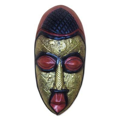 Royal Authority,'Akan Tribeal Wood Mask'
