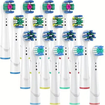Têtes de brosse à dents de rechange, 4/12/16 pièces, compatibles avec oral-b Braun, têtes de brosse à dents électrique professionnelle