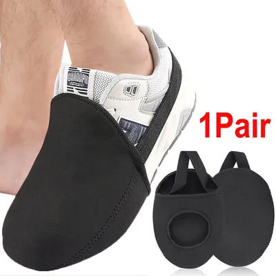 1Pair Riding Half Palm Shoe Covers Shoe Toe Windproof Warm Waterproof Cycle Overshoes Protector Mountain Road Cycling Shoes