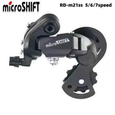 MicroSHIFT Mountain Bike Transmission RD-M21SS Rear Derailleur 5/6/7 Speed Trigger Shifters Shift Levers Parts Bicycle Derailleu