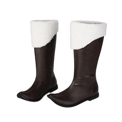 Medievale Rinascimento Scarpe Stivali al ginocchio Stivali jazz piatti Cavaliere Cavaliere Celtico Costume Per uomo Celtico Costumi da pirata Reale Mascherata Evento / Festa LARP Fiera Rinascimentale