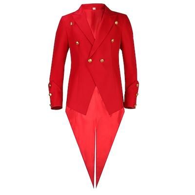Rinascimento Steampunk Cappotto Giacca Frac Lunghe Principe Elfo Nobile Costume Per uomo Reale Stile Steampunk Evento / Festa Mascherata Adulti Cappotto