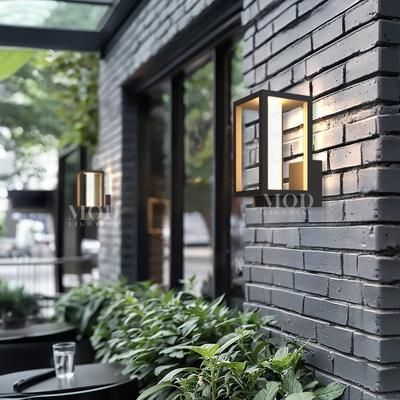 Ember | Modern Outdoor Sconce | Solar / Warm White (3000k) | MOD LIGHTING