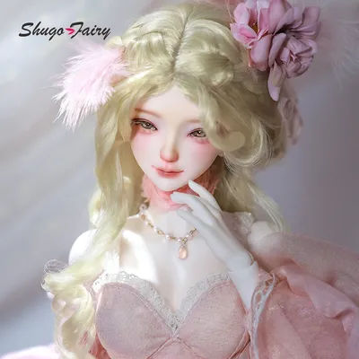 Xana H 1/4 BJD Full Set Gentle Fantasy Exotic Fairy with Pink Outfit MSD Articulated Charming Resin Ball-Jointed Doll ShugaFairy
