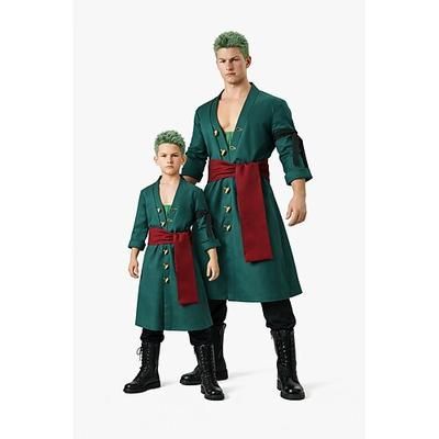 Avventuriero dell'oceano Swordsman Pirata di Cappello di Paglia Anime Costume Cosplay Abiti Abiti Cosplay Halloween Carnevale Costume Per Ragazzi Bambini Adulti