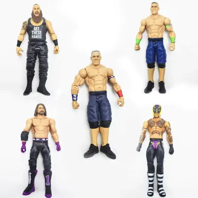 Defective Bulk Wrestler 7 inch Movable Figure Model Classic Collectible Scene Matching Souvenir