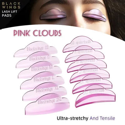 SUPER 6Sizes Eyelash Perming Curler Lift Pads Eyelash Perm Pads Rods For LashLift Silicone For Eyelashes Makeup Beauty Too