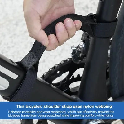 Bicycle Carrying Strap, Road Bike Hand Straps, Luggage Tie Organization Straps, Effort-Saving Portable Tie Strap, Bike Equipment