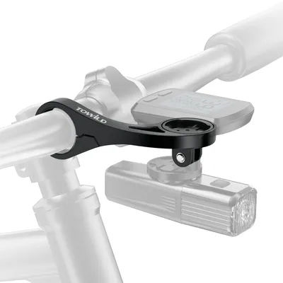 TOWILD AS90 Bicycle Handlebar Extended Bracket Bike Headlight Mount Bar Computer Holder Lantern Lamp Support Rack Fiber Stand