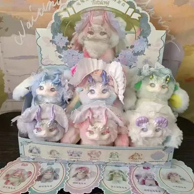 Genuine Jotoys Rabbit Dragon Fantasy Forest Biological Tea Party Series Trendy Play Blind Box Trendy Doll Ornament Surprise Gift