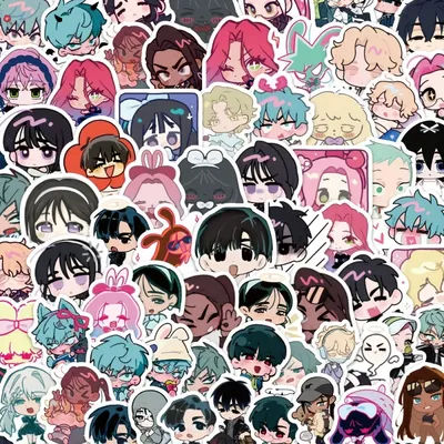 100pcs Irregular-shaped stage stickers alienstageAlien stage simple cute stickers