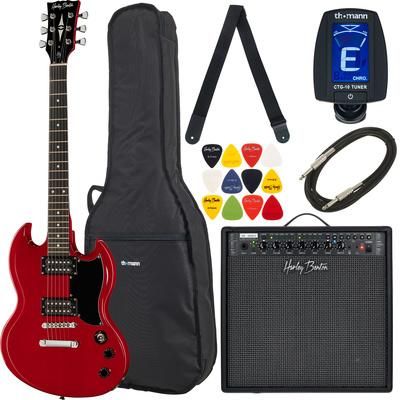 Harley Benton DC-200CH Student Series Bundle