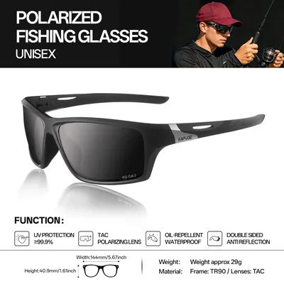 KAPVOE Outdoor Ocean Polarized Fishing Sunglasses Beach Road Bike Cycling UV400 MTB Sunglasses Bicycle Sports Hiking Eyewear