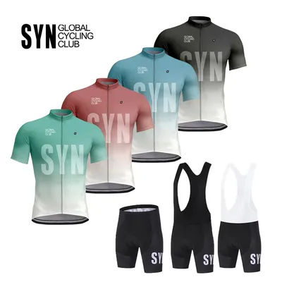 SYN Jersey Short Sleeve Men Summer Breathable Quick Dry Road MTB Bicycle Clothing Maillot Ciclismo Hombre Racing Bike Shirt Tops