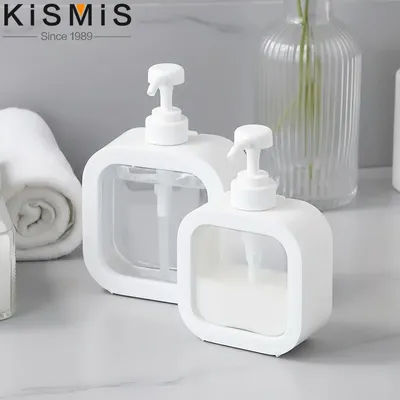Large Capacity Refillable Bottle for Shampoo Hand Sanitizer Body Wash Cleansing Liquid Lotion Portable Pump Dispenser