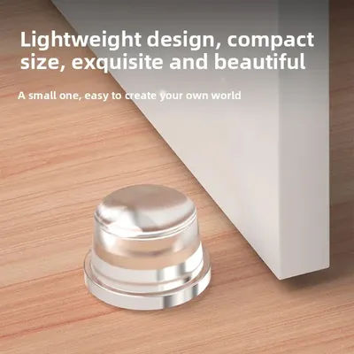 Transparent Silicone Gel Door Stopper Non-Slip Bumper Pad Wall Protector Furniture Buffer Floor Cushion for Home Safety