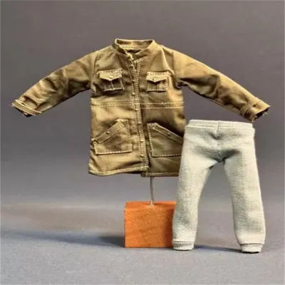 Fanatic 1/12 Soldier Military Green Windbreaker Guard Pants Clothing Accessories Model Toy Fit 6'' Action Figure In Stock