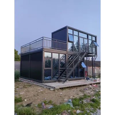 Two-story Office Building Kit Customizable Design for Professional Use