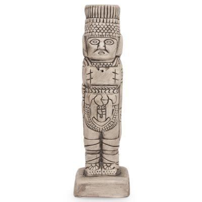 'Warrior from Tula' - Toltec Warrior Mexican Replica Ceramic Sculpture