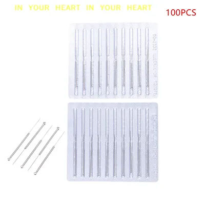 100 PCS Plasma Pen Needles For Spot Mole Freckle Tattoo Removal Point Pen Machine Beauty Equipment