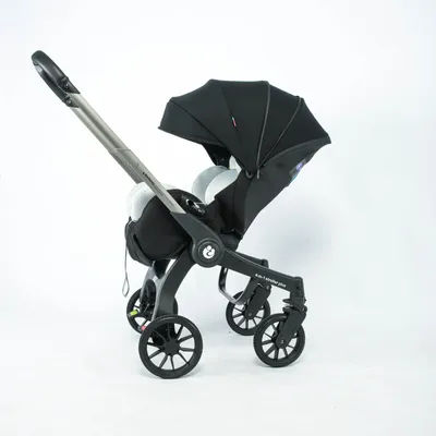 4-in-1 Baby Stroller, Newborn Pram with Safety Car Seat, Foldable Infant Pushchair Bassinet Portable Travel System for 0+ Months