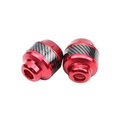 2 pezzi in lega di alluminio universale protezione antiurto per moto scooter ruota forcella anteriore telaio protezione anticaduta cursori accessori esterni per moto