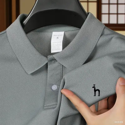 Polo à manches courtes pour homme de marque haut de gamme, t-shirt décontracté de golf tendance pour l'été, best-seller