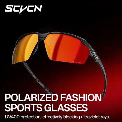 SCVCN Photochromic Sunglasses Man Women Bike Glasses Marathon Running Glasses Driving Marathon Training Equipment Ultralight