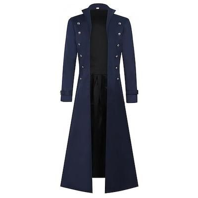Cappotto medievale giacca esterna costume da pirata costume dell'elfo Ebenezer Scrooge pirata steampunk festival cappotto per adulti inverno autunno e inverno Natale