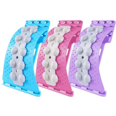 4-level Back Stretcher Hunchback Correction Stretching Lumbar Spine Lumbar Support Back Massage Board