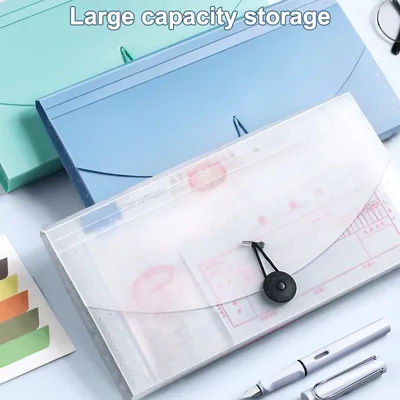 13 Pockets Expanding File Folder Accordion Document Organizer Check Receipts Bill Card Ticket Holder Expandable PP Wallet Case