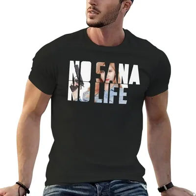No Sana No Life? Twice Kpop T-Shirt summer clothes blanks anime summer top men workout shirt