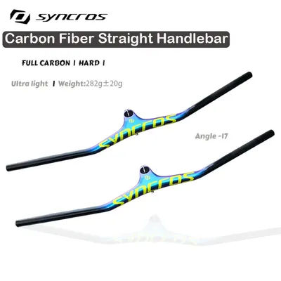 Syncros Carbon Integrated MTB Cockpit Handlebar Bicycle -17°angle With 60/70/80/90/100mm Stem MTB bike frame bicycle parts