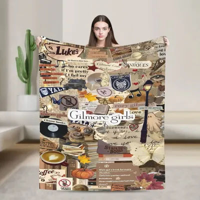 Gilmore Girls TV Show Blanket Camping Flannel Bedding Throws For Bedroom Warm Soft Custom Quality Bedspread Birthday Present