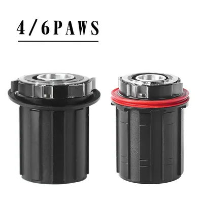 Bicycle FreeHub 4 6Pawl Aluminum Alloy 2Bearings Freehub Body 8/9/10/11Speed Mtb Mountain Road Bike Hub Parts