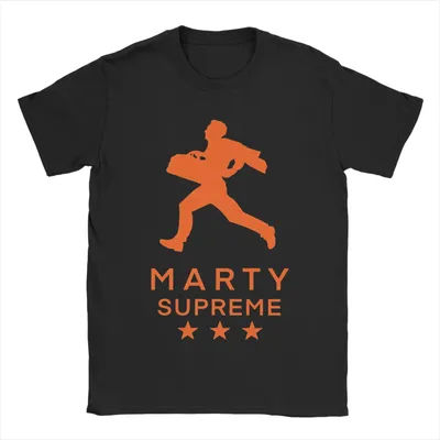Men Women Print Marty Supreme Movie T Shirt Tee Pure Cotton T-shirts Clothing