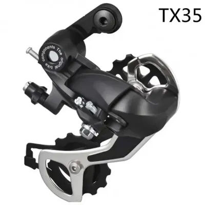 1PC TX35 Mountain Bike Rear Derailleur Compatible with 6/7/8 Speed Bicycles Trigger Shifters Shift Levers MTB Transmission Kit