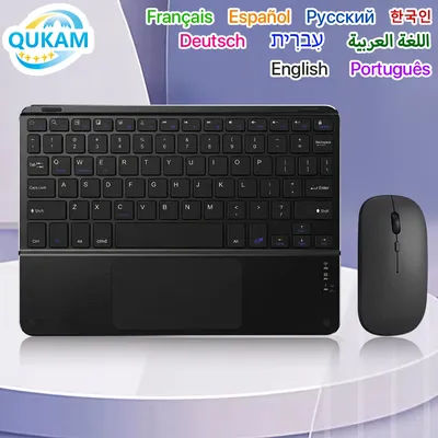 2026 New Multi-Touch Wireless Keyboard Mouse For Android iOS Windows Bluetooth Keyboard For iPad Xiaomi Samsung Tablet Phone