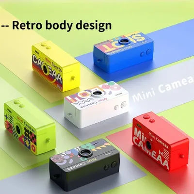 M9 Retro Thumb Keychain Camera 1080P HD Digital Camera With Flash Auto Focus Mini Camcorder Audio Video Recorder Cam for Student