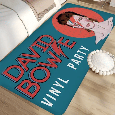 D-David B-Bowie Hallway Carpet Washable Non-Slip Living Room Sofa Chairs Area Mat Kitchen Doormat Area Rug
