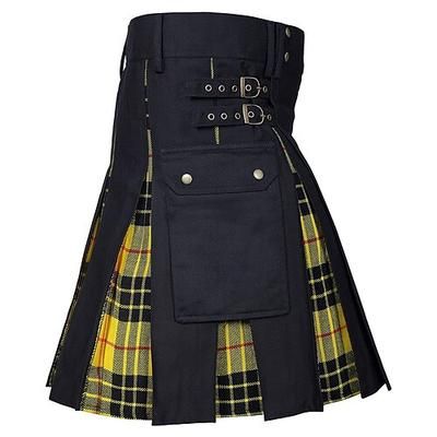 Highland scozzese Medievale Celtico Kilt scozzesi utilitari Gonnellini Vichy quadrettato Costume Per uomo Celtico Fiera Rinascimentale LARP Festival Adulti Gonnellino Primavera Estate