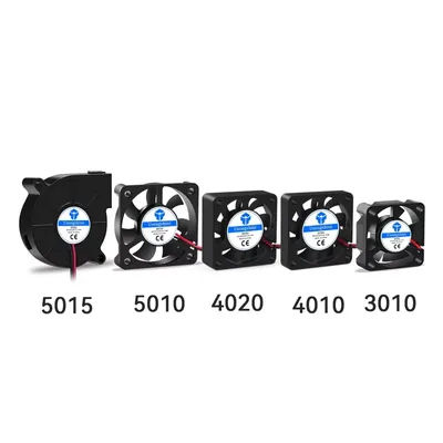 5015 5010 4010 4020 DC Cooling Fan 5V 12V 24V Brushless Turbo Blower 2Pin for 3D Printer Extruder Hotend DC Cooler Plastic Fan P