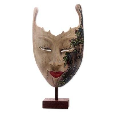 Wood mask, 'Queen of Elephants'