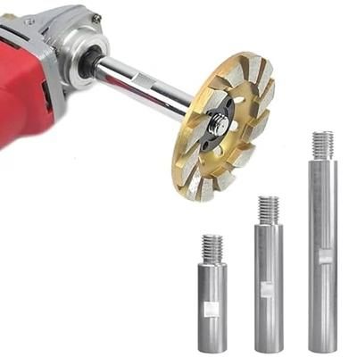 Kit di 3 alberi di prolunga rotanti filettati da 5/8-11, asta di collegamento per prolunga per smerigliatrice angolare, compatibile con lucidatrici rotative, lucidatrici per auto, tamponi di