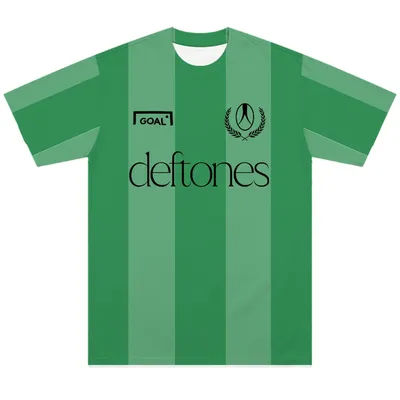 Deftones – maillot de football vert, nouveau motif, t-shirts 3D à manches courtes, vêtements décontractés respirants pour femmes et hommes, col rond, tendance Y2K