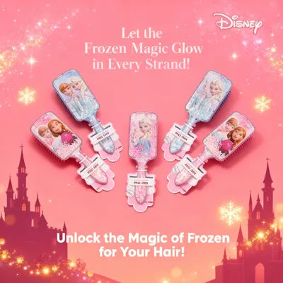 Frozen Elsa Minnie Mickey Massage Air Cushion Comb Hair Brush for Kids Girls Children Hairdressing Styling Tool